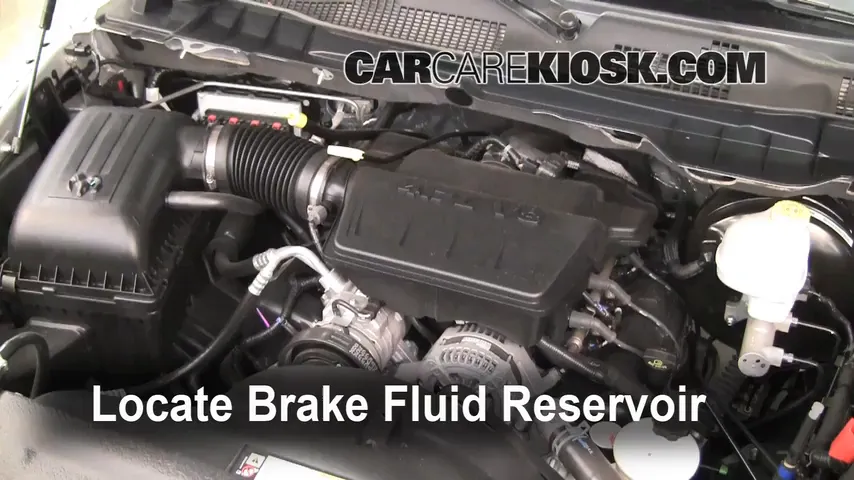 2011 Ram 1500 SLT 4.7L V8 FlexFuel Crew Cab Pickup Brake Fluid